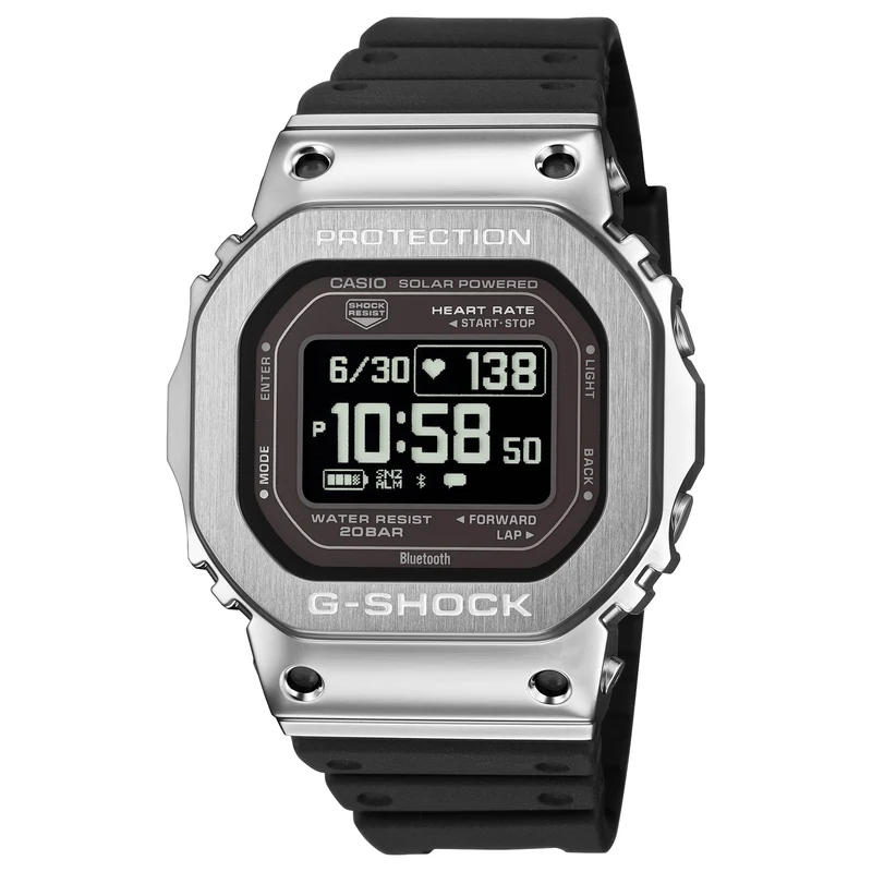 Montre Casio G-Shock GM-H5600-1 Femme Argenté Noir
