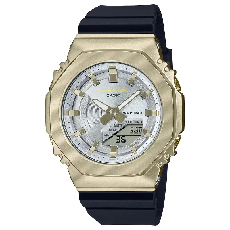 Montre Casio G-Shock GM-S2100BC-1A Femme Argenté Noir