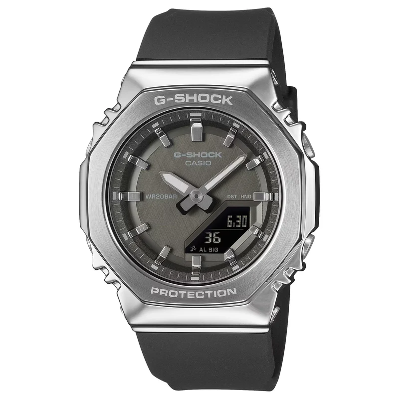 Montre Casio G-Shock GM-S2110-1A1 Femme Argenté Noir