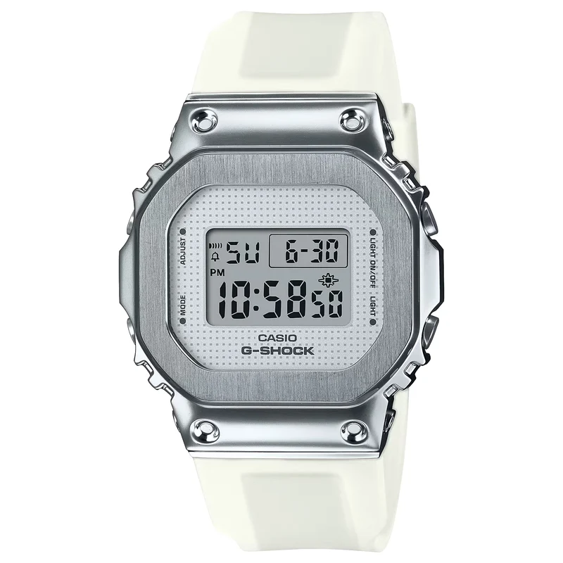 Montre Casio G-Shock GM-S5600SK-7 Femme Argenté Blanc
