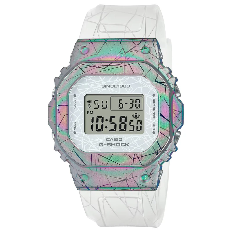 Montre Casio G-Shock GM-S5640GEM-7 Femme Blanc Multicolore