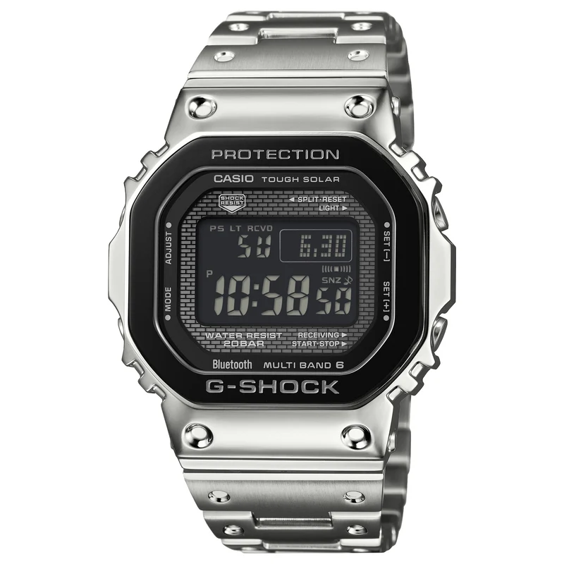 Montre Casio G-Shock GMW-B5000BT-1 Homme Argenté Noir