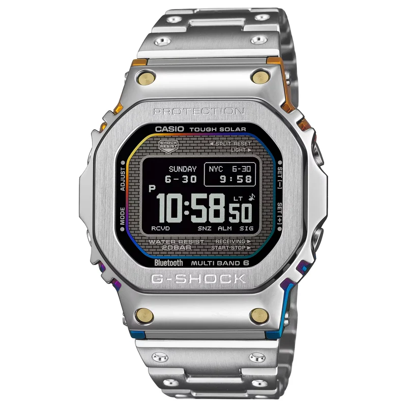 Montre Casio G-Shock GMW-BZ5000RC-1 Homme Argenté Multicolore