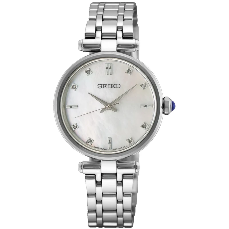Montre Seiko Classique Ronde Femme HGH005P1 Diamants Nacré Argenté