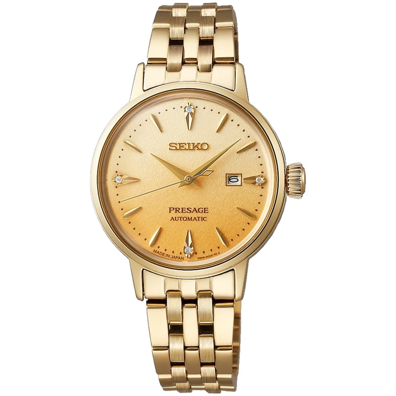 Montre Seiko Presage Cocktail Time Femme SRE018J1 Doré