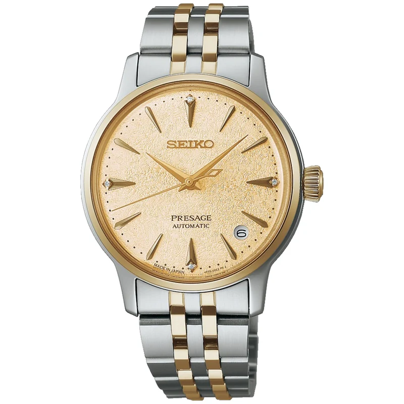 Montre Seiko Presage Cocktail Time Femme SRPL64J1 Jaune