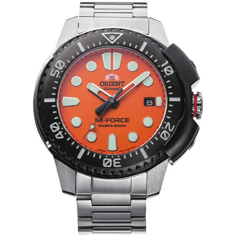 Montre Orient M-Force RA-AC0L08Y30B Diver Orange Automatique