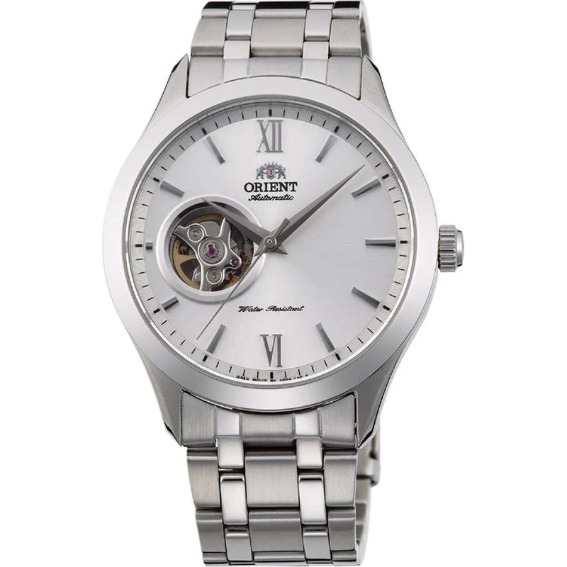 Montre Orient Contemporary TAG03001W0 Cœur ouvert Argenté Automatique