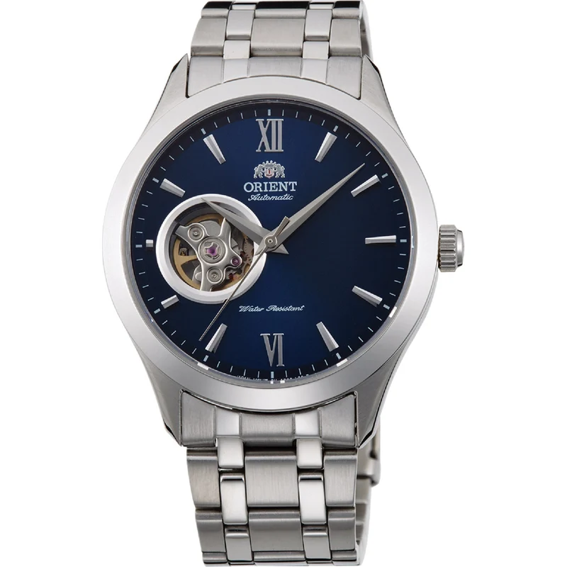 Montre Orient Contemporary TAG03001D0 Cœur ouvert Bleu Automatique