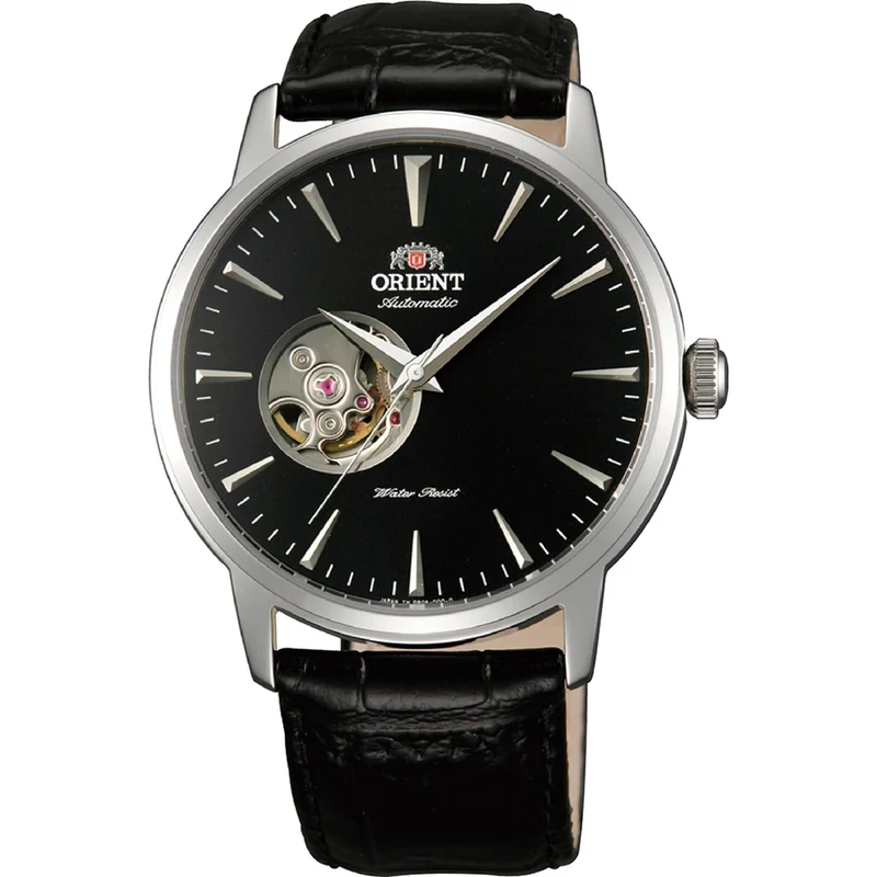 Montre Orient Contemporary TAG02004B0 Cœur ouvert Noir Automatique