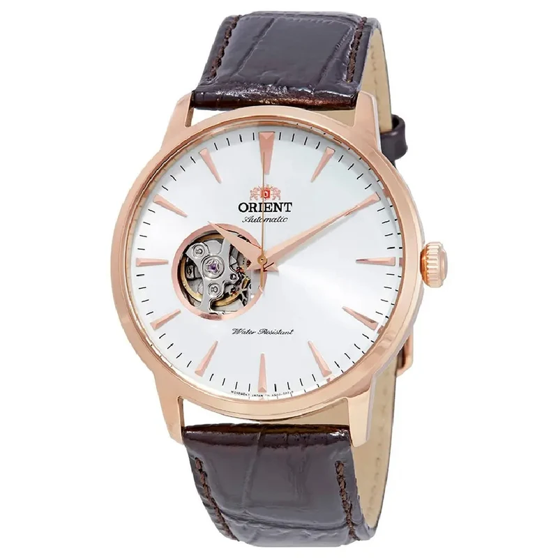 Montre Orient Contemporary TAG02002W0 Cœur ouvert Blanc Automatique