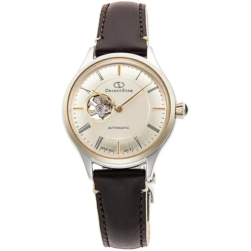 Montre Orient Star Contemporary RE-ND0010G00B Cœur Ouvert Doré Automatique