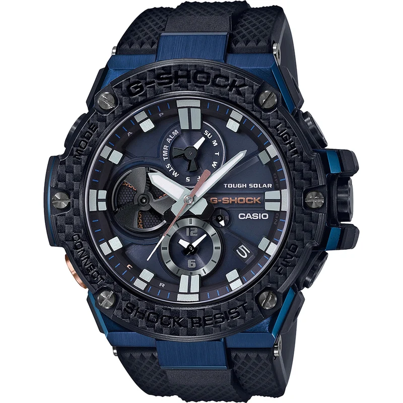 Montre Casio G-Shock GST-B100XB-2A Homme Carbone Noir Bleu