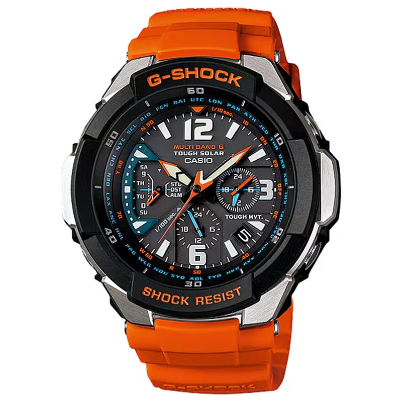 Montre Casio G-Shock GW-3000M-4A Homme Noir Orange