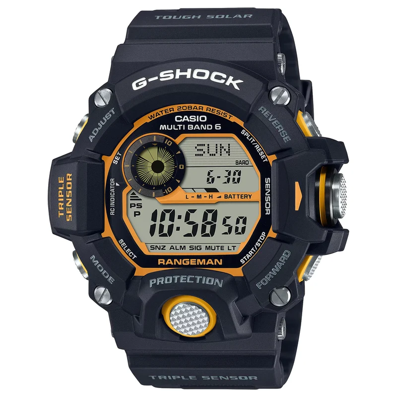 Montre Casio G-Shock GW-9400Y-1 Homme Noir Jaune