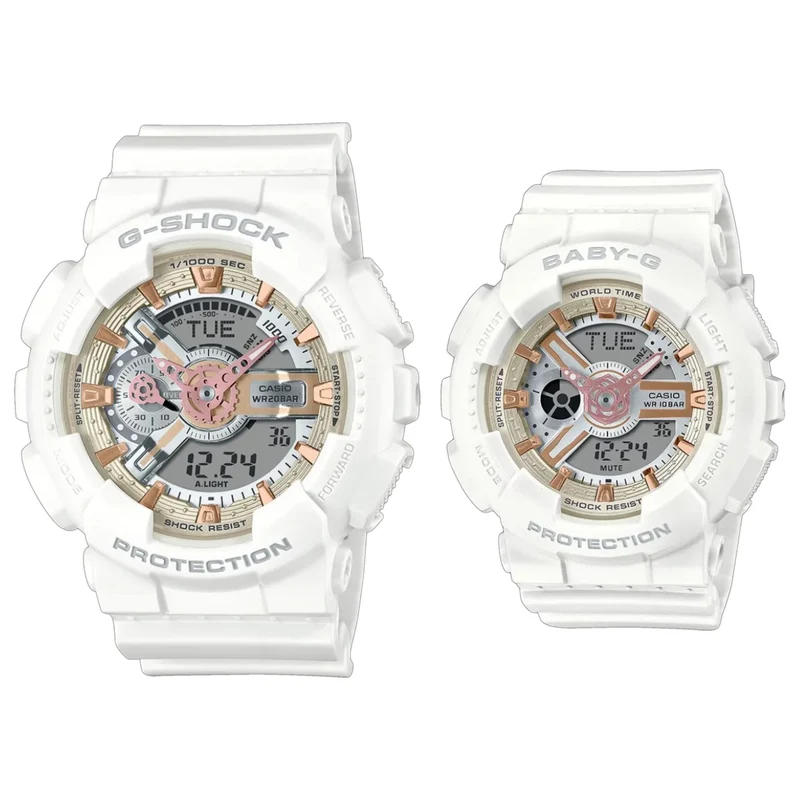 Montres Casio G-Shock / Baby-G LOV-24A-7A Unisexe Blanc