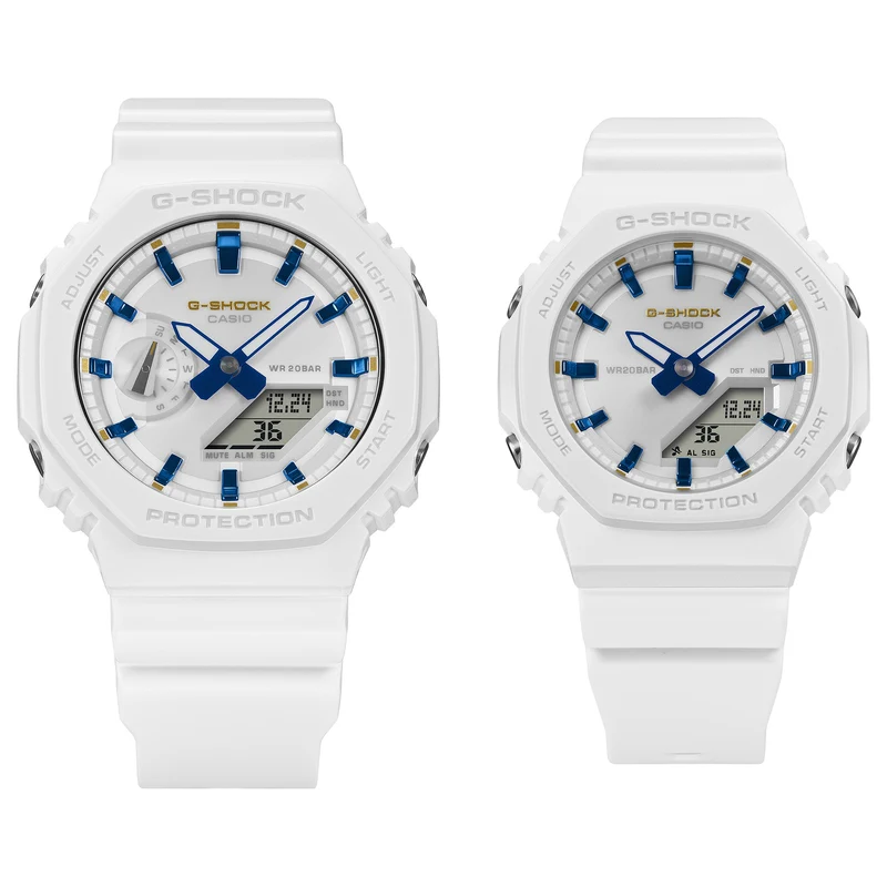 Montres Casio G-Shock / Baby-G LOV-25A-7A Unisexe Blanc Bleu