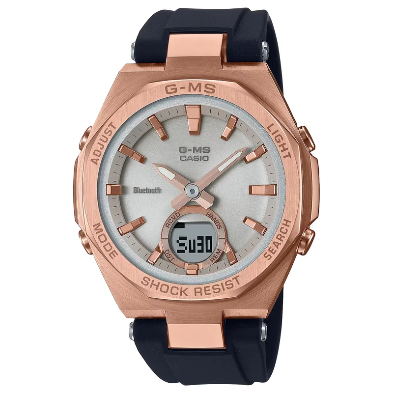Montre Casio Baby-G MSG-B100G-1A Femme Noir Or Rose