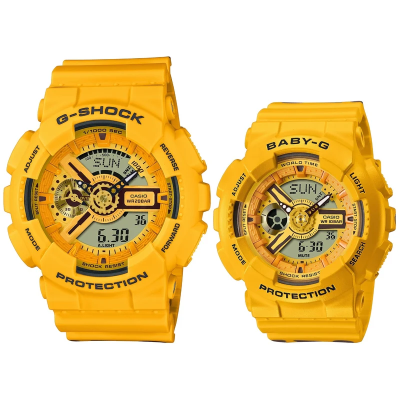 Montres Casio G-Shock / Baby-G SLV-22A-9A Unisexe Jaune