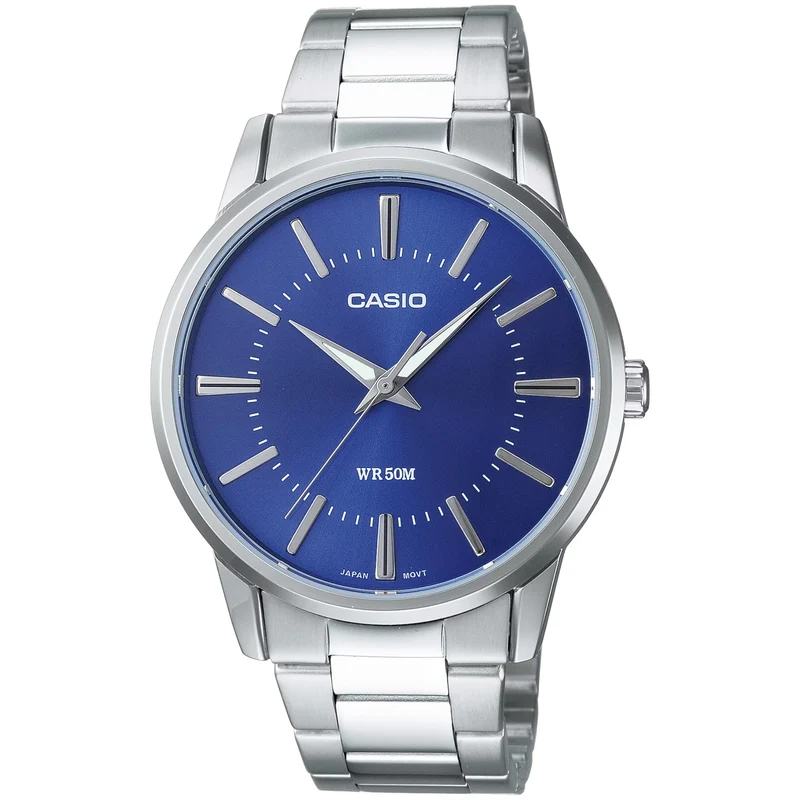 Montre Casio MTP-1303PD-2A Homme Bleu Argent