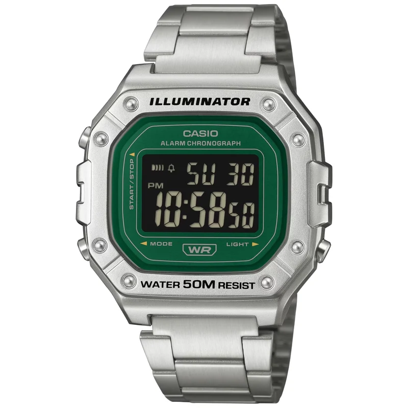 Montre Digitale Casio W-218HD-3A Vert