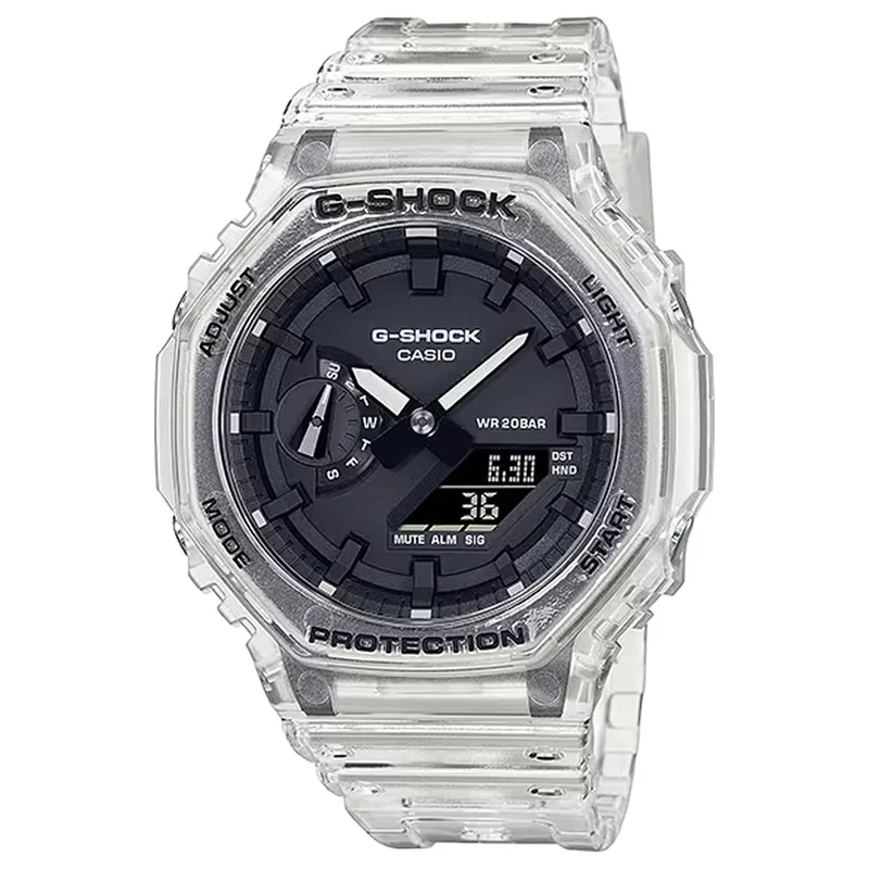 Montre Casio G-Shock GA-2100SKE-7A Homme Noir Transparent