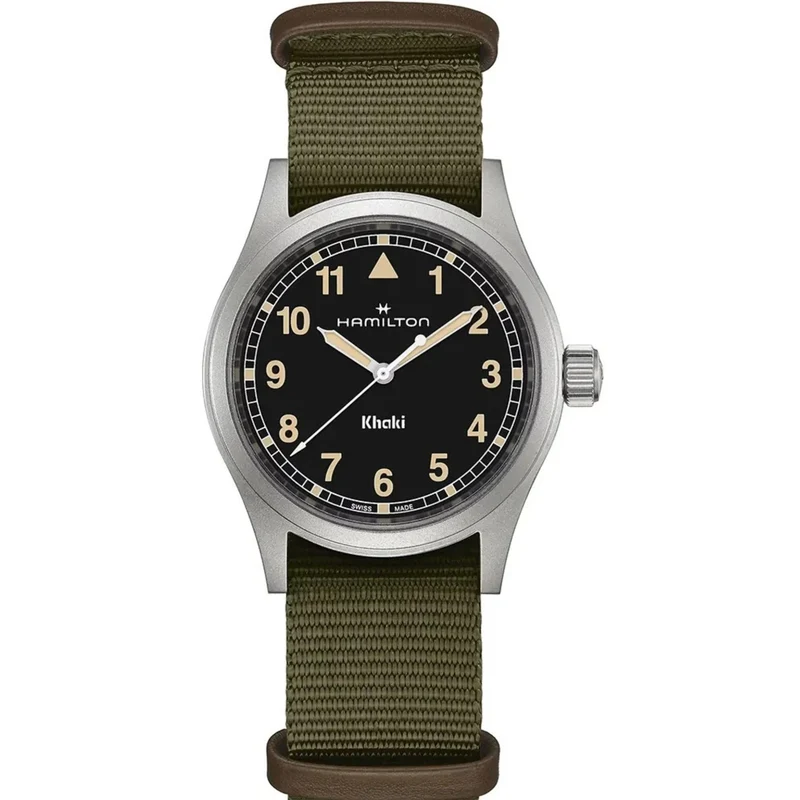 Montre Hamilton Khaki Field Quartz H69401930 Homme Noir
