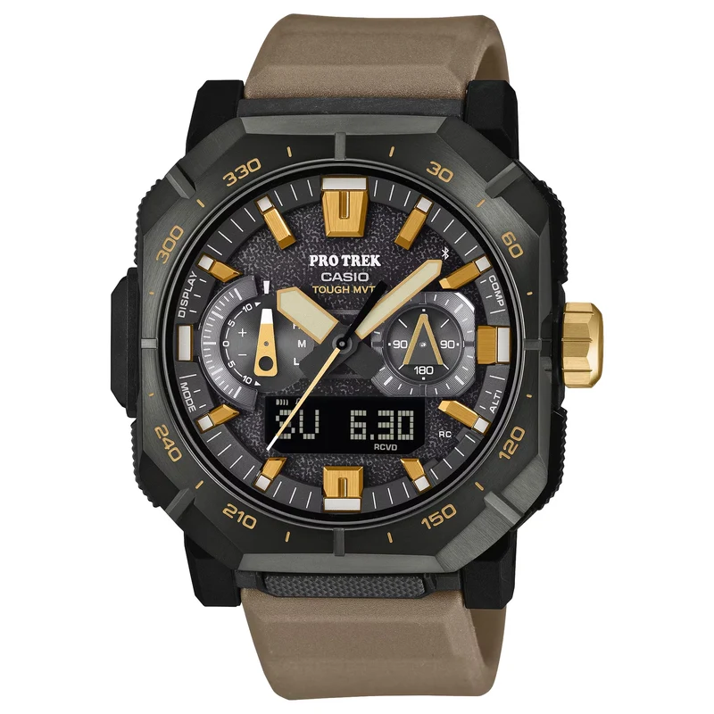 Montre Casio Pro Trek PRW-B1000-5 Homme Noir Beige