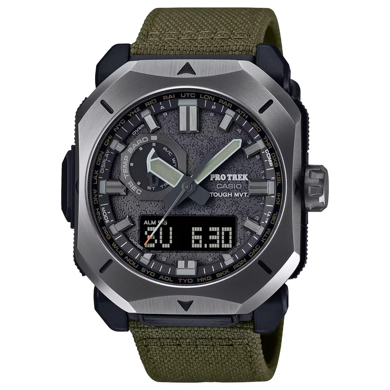 Montre Casio Pro Trek PRW-6900YB-3 Homme Vert Gris