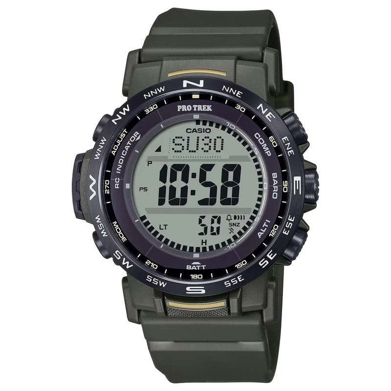 Montre Casio Pro Trek PRW-35Y-3B Homme Vert Noir