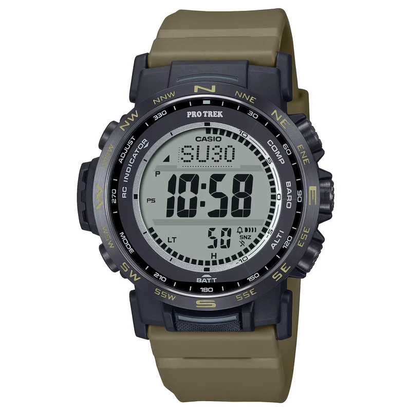 Montre Casio Pro Trek PRW-35LD-5 Homme Marron Noir