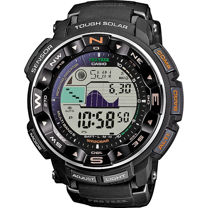 Montre Casio Pro Trek PRW-2500-1 Homme Noir