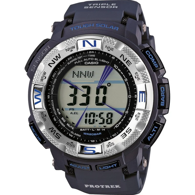 Montre Casio Pro Trek PRG-260-2 Homme Bleu Noir