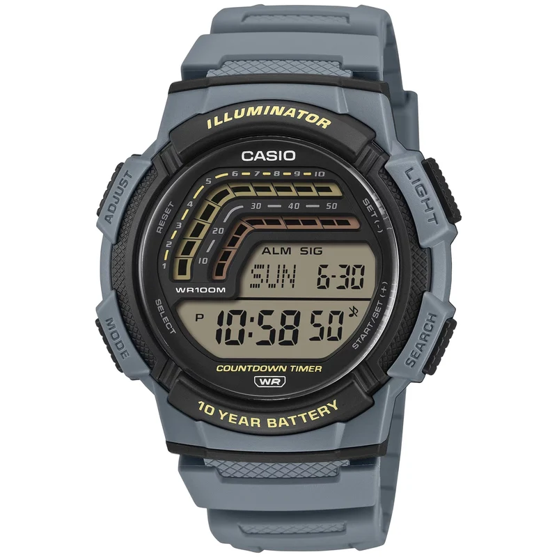 Montre Casio WS-1800-2A Homme Noir Bleu