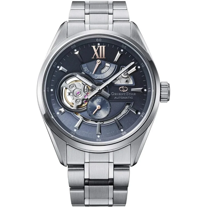 Montre Orient Star Contemporary RE-AV0132L00B Cœur Ouvert Bleu Automatique