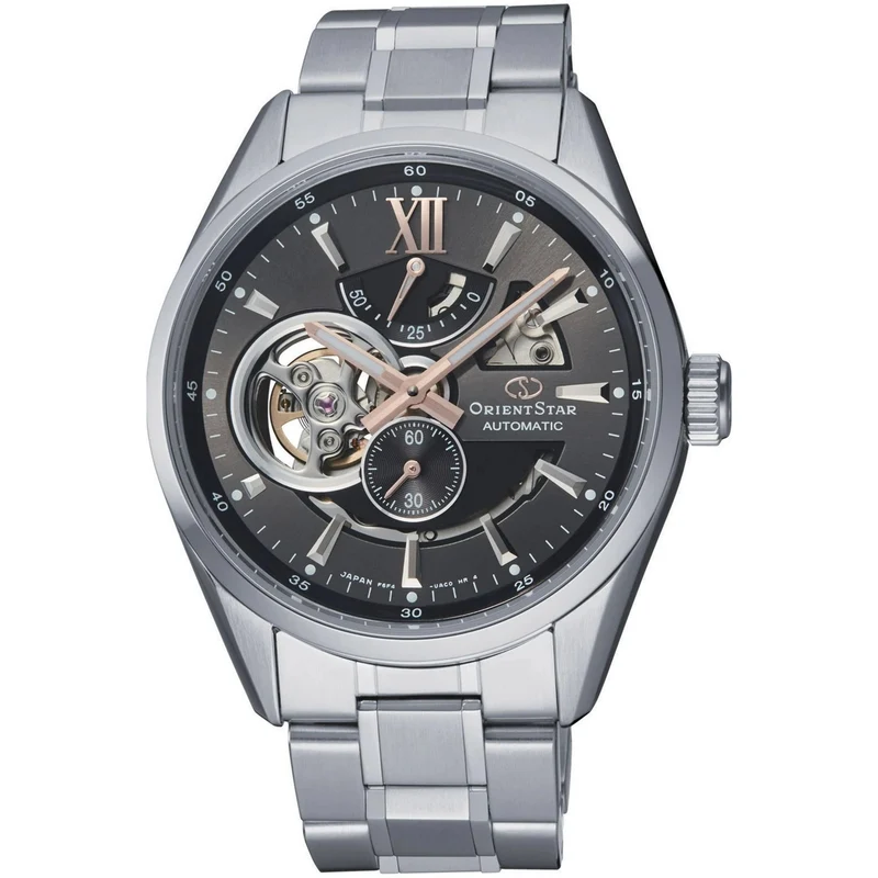 Montre Orient Star Contemporary RE-AV0004N00B Cœur ouvert Gris Automatique