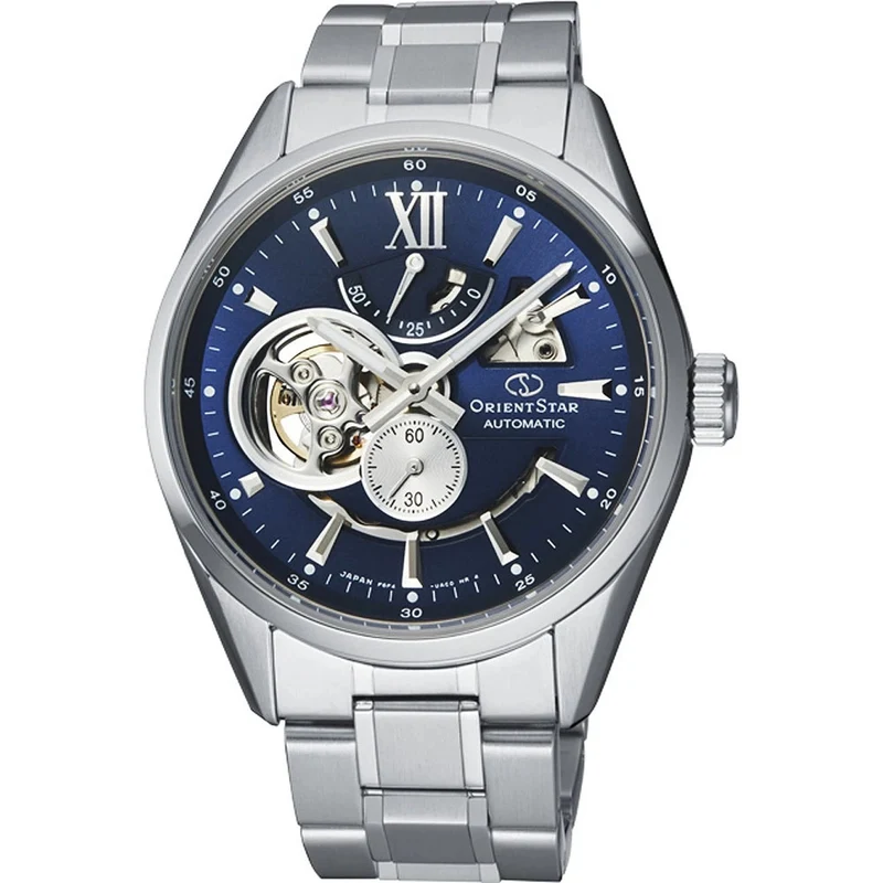 Montre Orient Star Contemporary RE-AV0003L00B Cœur ouvert Bleu Automatique