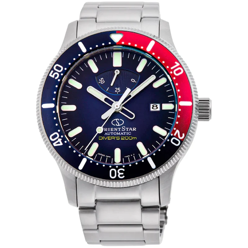 Montre Orient Star Sport Diver RE-AU0306L00B Réserve de marche Bleu Automatique