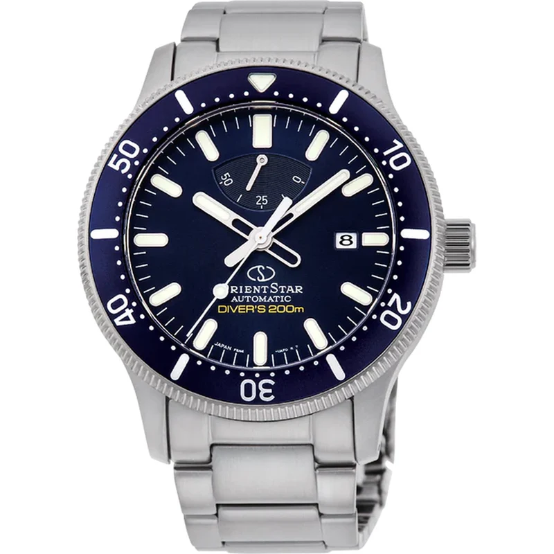 Montre Orient Star Sport Diver RE-AU0302L00B Réserve de marche Bleu Automatique