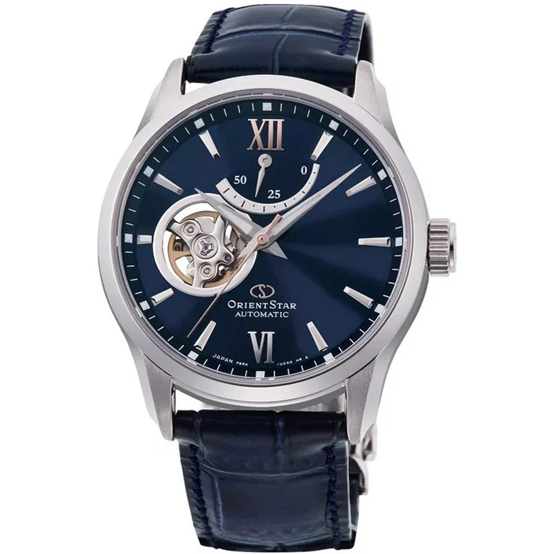 Montre Orient Star Contemporary RE-AT0006L00B Cœur ouvert Bleu Automatique