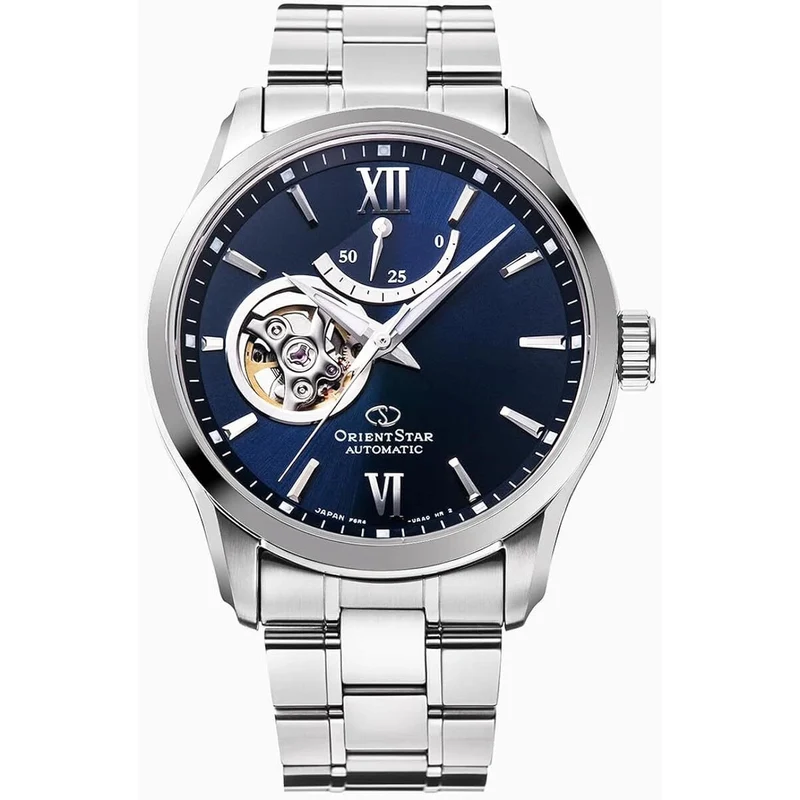 Montre Orient Star Classique RE-AT0001L00B Cœur ouvert Bleu Automatique