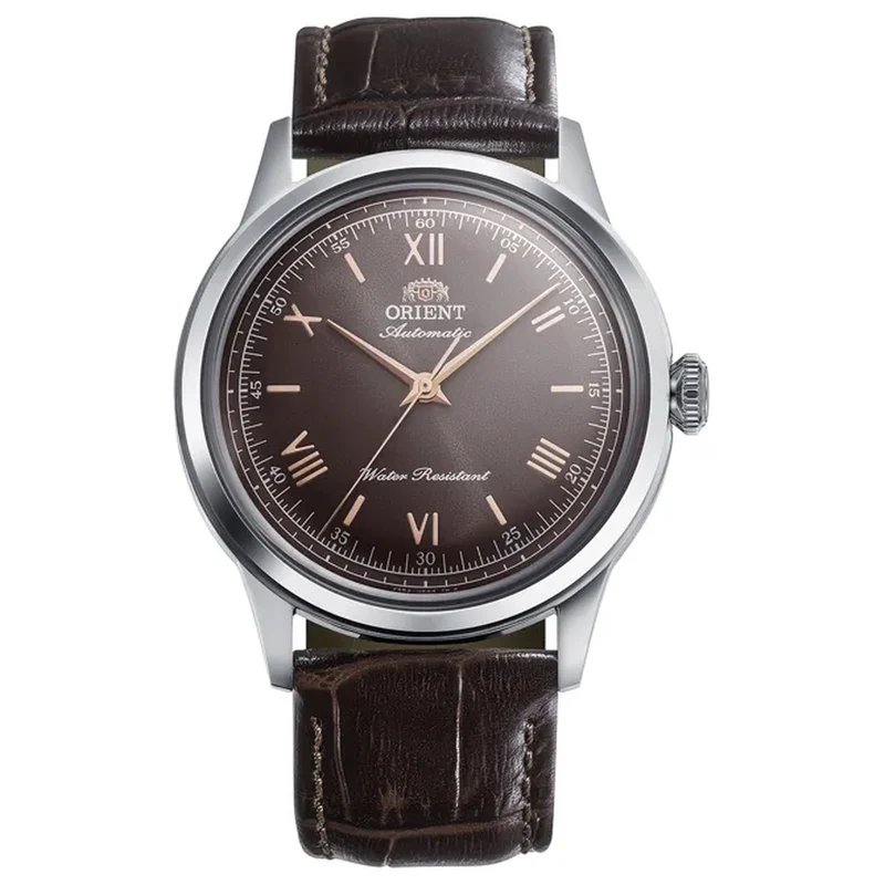 Montre Orient Bambino RA-BB0004Y30B 38mm Chiffres Romains Marron Automatique