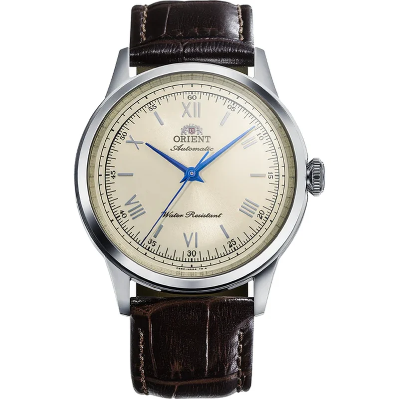 Montre Orient Bambino RA-BB0003Y30B 38mm Chiffres Romains Ivoire Automatique