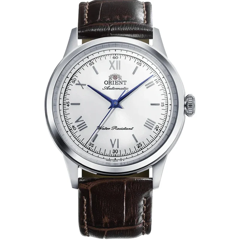 Montre Orient Bambino RA-BB0002S30B 38mm Chiffres Romains Blanc Automatique