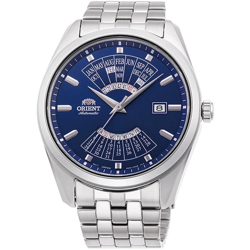 Montre Orient Contemporary RA-BA0003L30B Multiyear Calendar Bleu Automatique