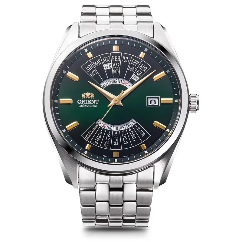 Montre Orient Contemporary RA-BA0002E30B Multiyear Calendar Vert Automatique