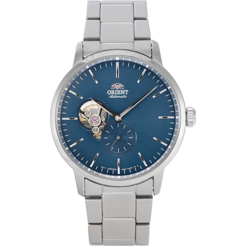 Montre Orient Contemporary RA-AR0101L30B Cœur ouvert Bleu Automatique