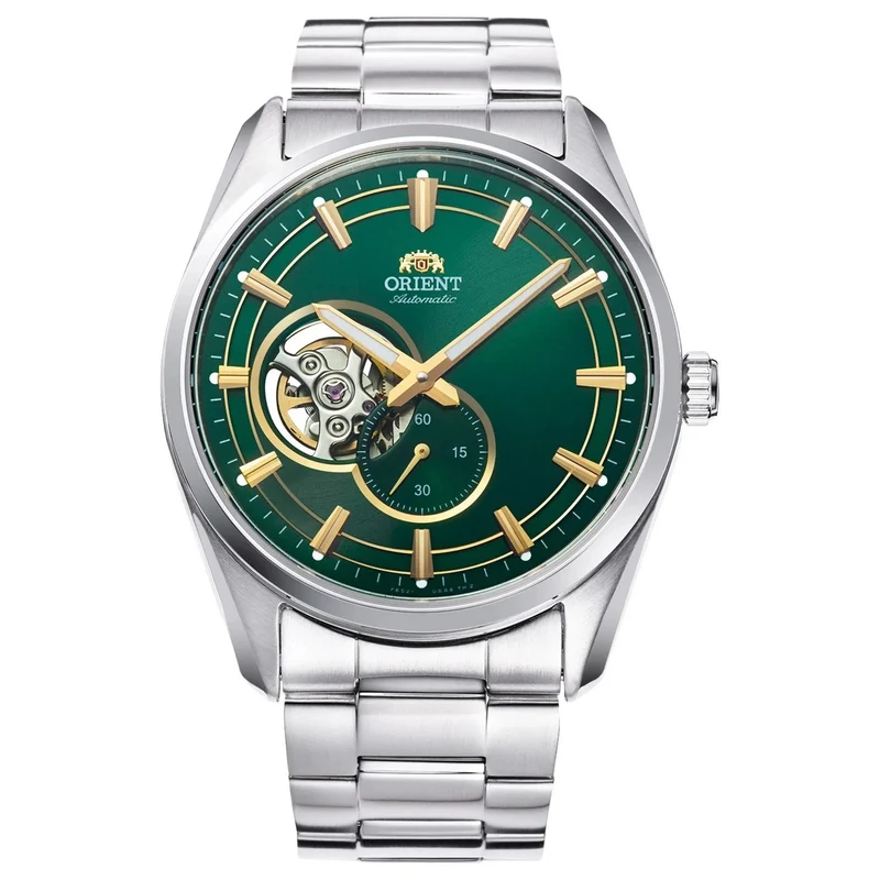 Montre Orient Contemporary RA-AR0008E30B Cœur ouvert Vert Automatique