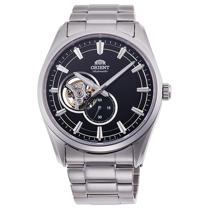 Montre Orient Contemporary RA-AR0002B30B Cœur ouvert Noir Automatique