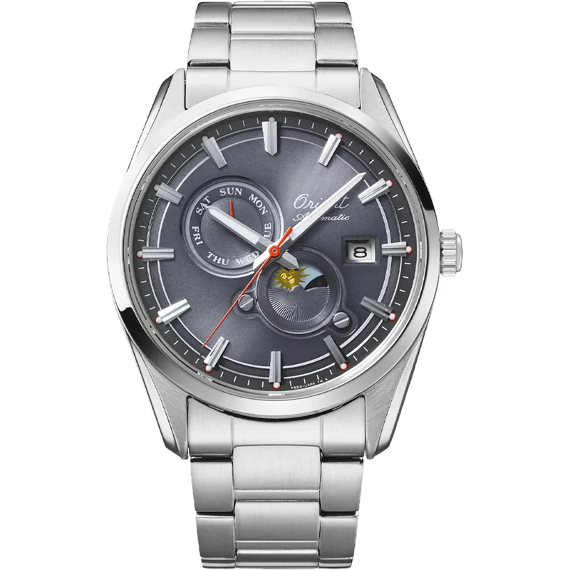 Montre Orient Stretto RA-AK0311N30B 75th Anniversary Edition Gris Solaire